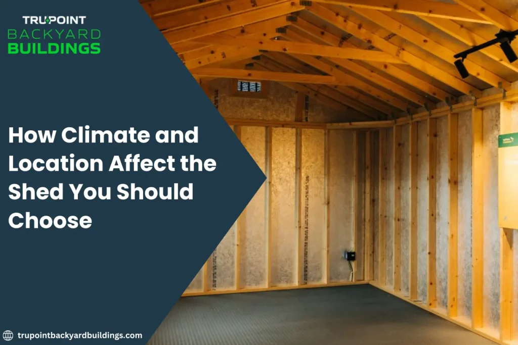 How Climate and Location Affect the Shed You Should Choose