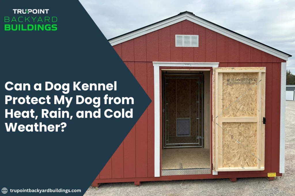 Can a Dog Kennel Protect My Dog from Heat, Rain, and Cold Weather?